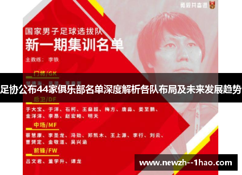 足协公布44家俱乐部名单深度解析各队布局及未来发展趋势